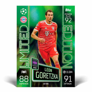 UEFA Şampiyonlar Ligi 22/23 Sezonu Match Attax-Metal Kutu Destek Paketi