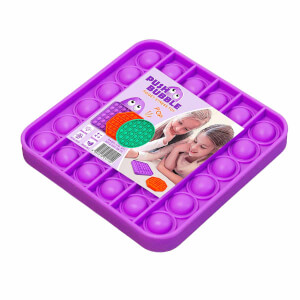 Push Pop Bubble Pop It Duyusal Oyuncak Özel Pop Stres Kare Mor 2149
