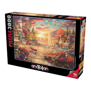 3000 Parça Puzzle: Limanda Gün Sonu