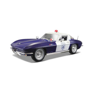 1:18 Maisto Chevrolet Corvette Police 1965 Model Araba