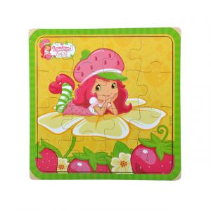 Çilek Kız  Ahşap Puzzle 16 Parça