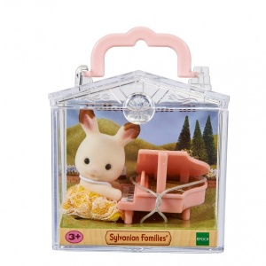Sylvanian Families Bebek Tavşan ve Piyanosu