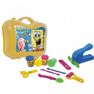 Sponge Bob Çantalı Oyun Hamuru Seti