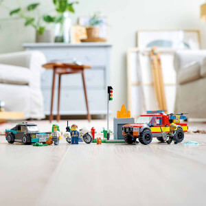 LEGO City İtfaiye Kurtarma Operasyonu ve Polis Takibi 60319