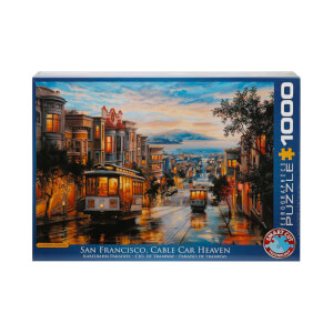 1000 Parça Puzzle : San Francisco - Eugene Lushpin