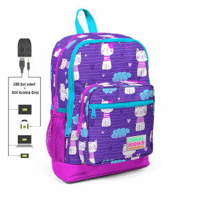 Coral High USB Bağlantılı Sırt Çantası 23264