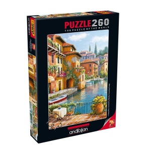 260 Parça Puzzle : Kanaldaki Kahve 