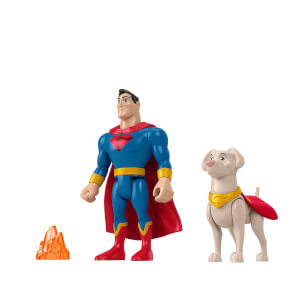 Imaginext DC League of Super Pets Kahramanlar ve Hayvanlar HGL01 (Superman&Krypto)