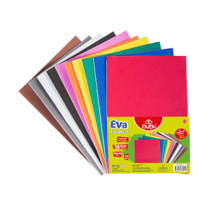 BuBu Eva Yapışkanlı A4 10 Renk 