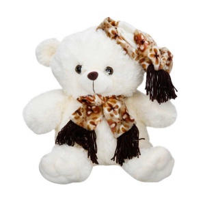 Şapkalı Oturan Peluş 38 cm.