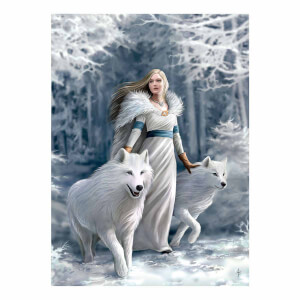1000 Parça Puzzle: Anne Stokes Collection Winter Guardions