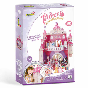 95 Parça 3D Puzzle: Prenses Doğum Günü Şatosu 
