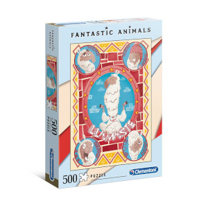 500 Parça Puzzle : Fantastic Animals Llamaste