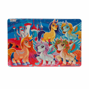 20 Parça Puzzle: Muhteşem Unicornlar