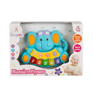 Babycim Sesli ve Işıklı Masalcı Piyano