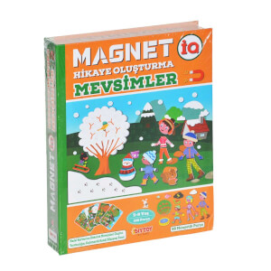 Manyetik Magnet Hikaye Oluşturma Mevsimler 