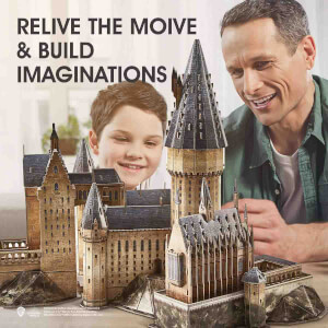 187 Parça 3D Puzzle: Harry Potter Hogwarts Büyük Salon