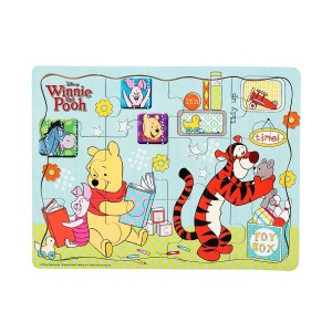 Woody Winnie The Pooh Mevsimler Ahşap Puzzle 9 Parça 