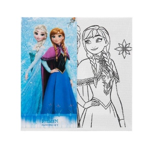 Frozen Tuval Boyama Seti 15 x 15 cm.