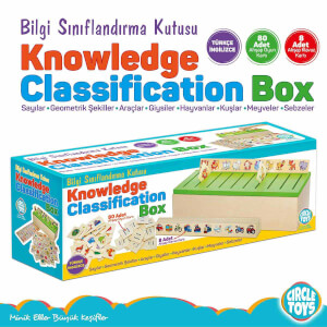 Circle Toys Ahşap Bilgi Sınıflandırma Kutusu