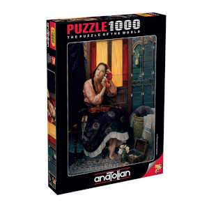 1000 Parça Puzzle : Kızıl Kadın