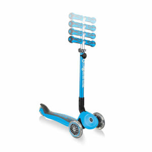 Globber Go Up Deluxe 3 Tekerlekli Katlanabilir 3’ü 1 Arada Mavi Scooter