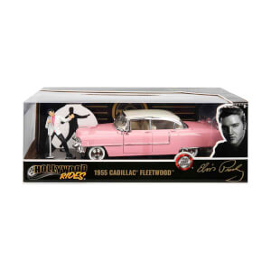 1:24 Hollywood Rides Elvis Presley Figür Ve 1955 Cadillac Fleetwood Araba