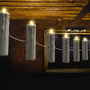Harry Potter Hogwarts Uçan LED Mumlar 