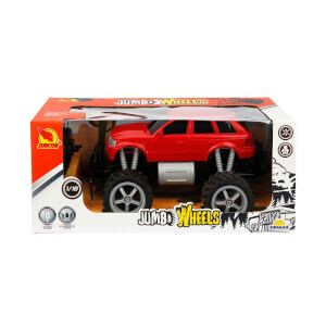 1:18 Uzaktan Kumandalı Jumbo Wheels Usb Şarjlı Araba 26 cm.