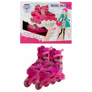 Rising Sports Inline 4 Teker Paten Pembe Payetli
