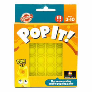 Push Pop Bubble Pop It Duyusal Oyuncak Özel Pop Stres Kare Sarı 0048