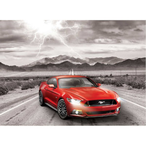 1000 Parça Puzzle : Ford Mustang Fifty Years Of Power