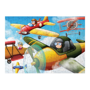 100 Parça Puzzle: Uçaklar