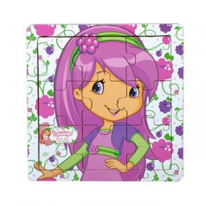 Çilek Kız ve Arkadaşları Ahşap Puzzle 9 Parça