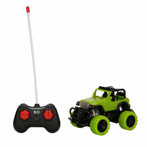 1:43 Uzaktan Kumandalı Işıklı Mini Jeep 12 cm.
