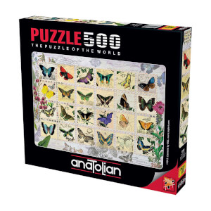 500 Parça Puzzle : Kelebekler