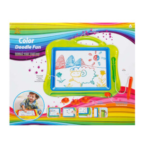 Doodle Aksesuarlı Renkli Yazı Tahtası