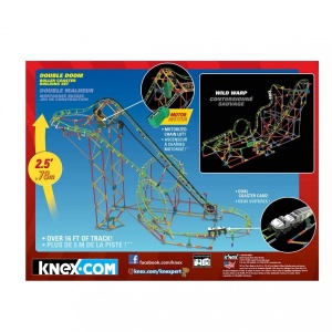 Knex Double Doom Roller Coaster Motorlu Yapım Seti 55402