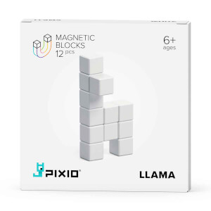 Pixio White Llama İnteraktif Mıknatıslı Manyetik Blok