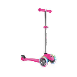 Primo Plus Işıklı 3 Tekerlekli Pembe Scooter 