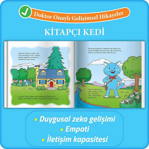 Kitapçı Kedi - Doktor Onaylı Gelişimsel Hikayeler 1