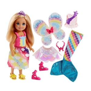 Barbie Dreamtopia Chelsea ve Kıyafetleri FJC99