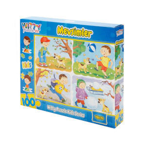 100 Parça Puzzle: Mevsimler