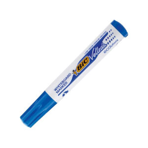 Bic Velleda Eco Yuvarlak Uçlu Mavi Tahta Kalemi
