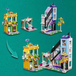 LEGO Friends Şehir Merkezi Çiçek ve Tasarım Dükkanları 41732
