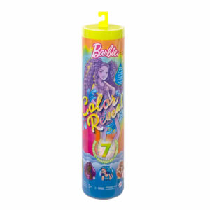 7 Sürprizli Barbie Renk Gösterimi Bebeği: Neon Batik Serisi HDN72