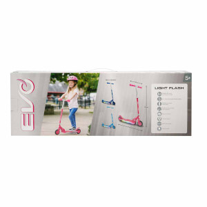 Evo 2 Tekerlekli Flash Işıklı Pembe Scooter