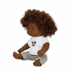 Dada Kıvırcık Saçlı Bebek 35 cm 
