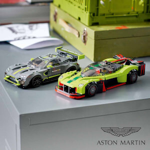 LEGO Speed Champions Aston Martin Valkyrie AMR Pro ve Aston Martin Vantage GT3 76910