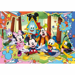 30 Parça Supercolor Puzzle: Disney Mickey Mouse ve Dostları